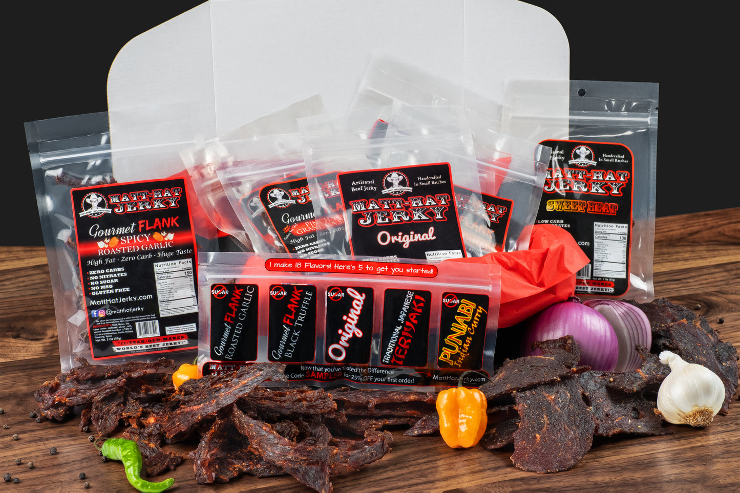 Matt’s Picks for Dad – 8 Bag Father’s Day Beef Jerky Variety Pack