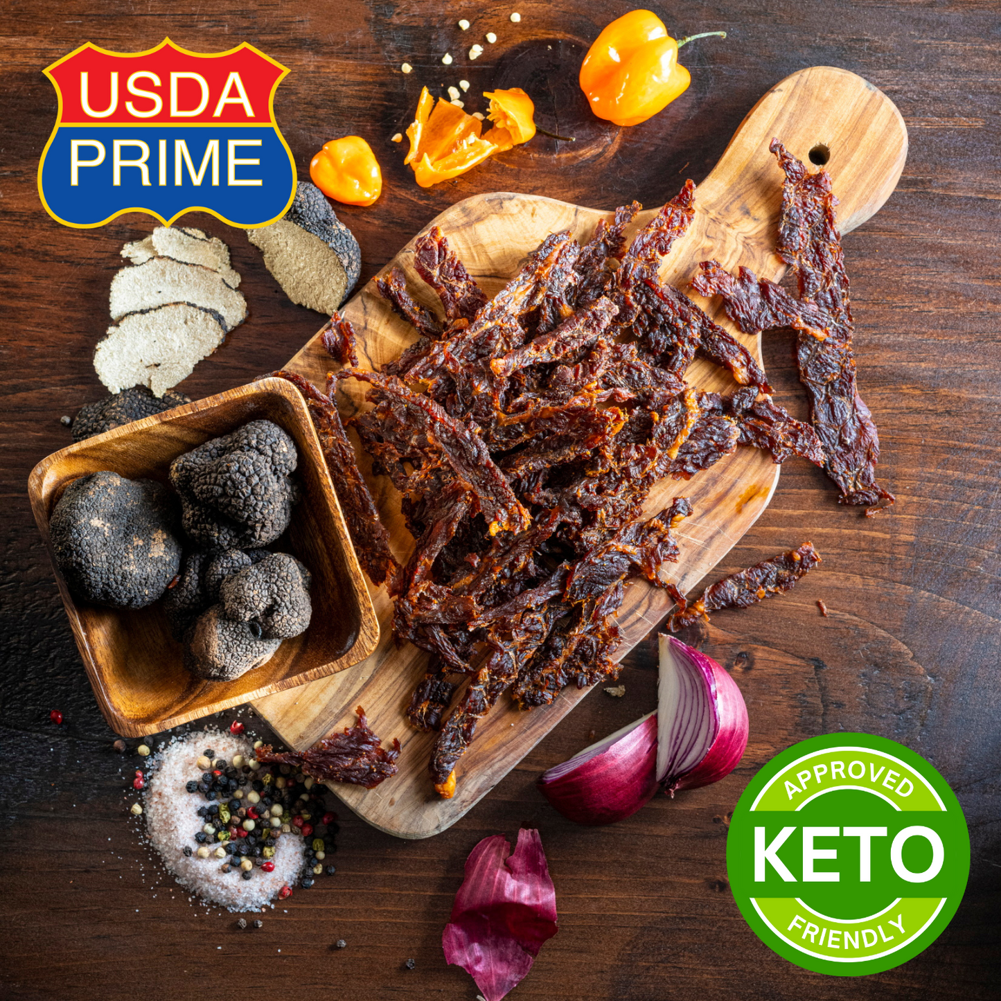 Gourmet Black Truffle Beef Jerky