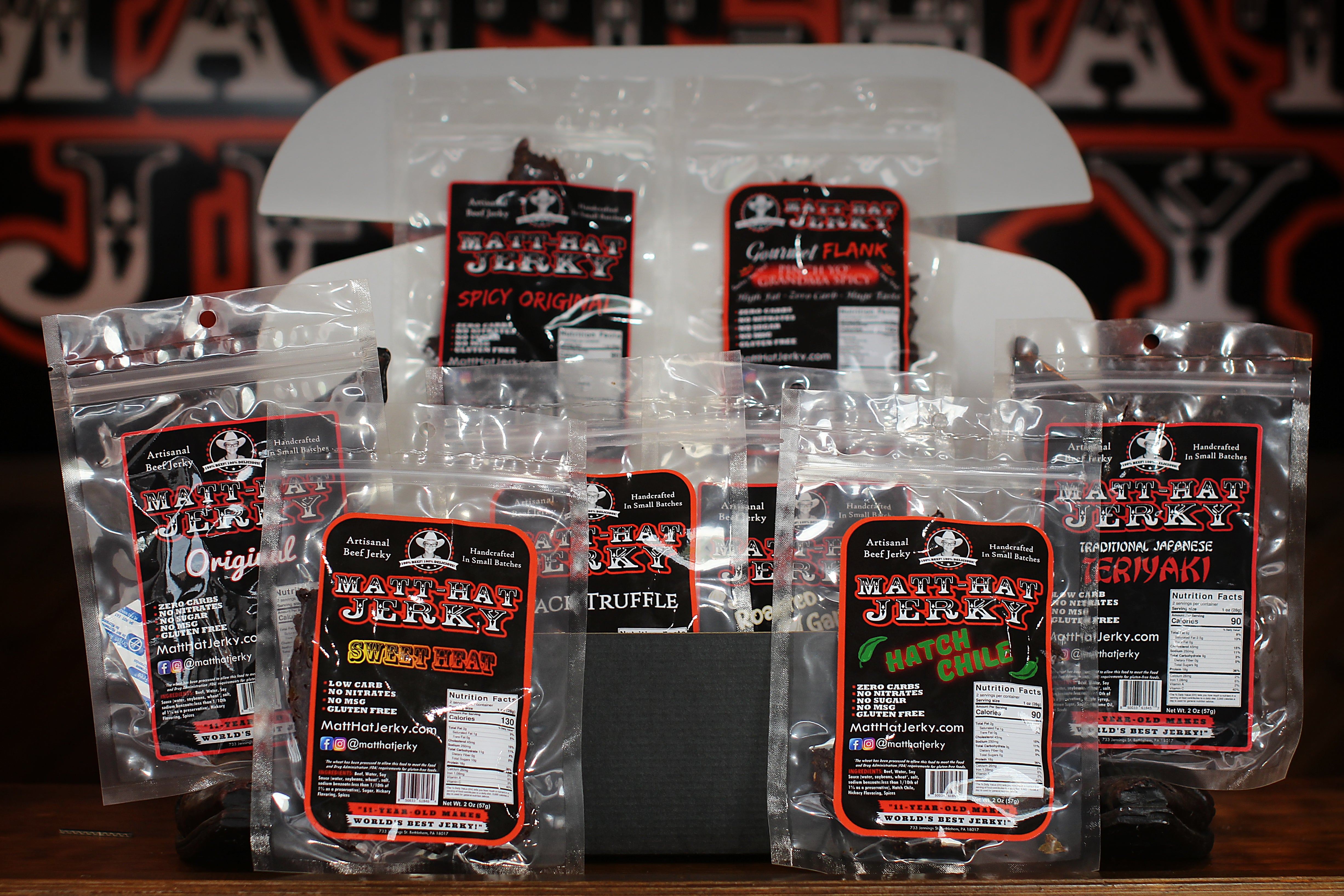 【アナーキー✨ANARCHISM✨カセットテープ】 8-Bag Labor Day Cookout Variety Pack – Matt-Hat Jerky