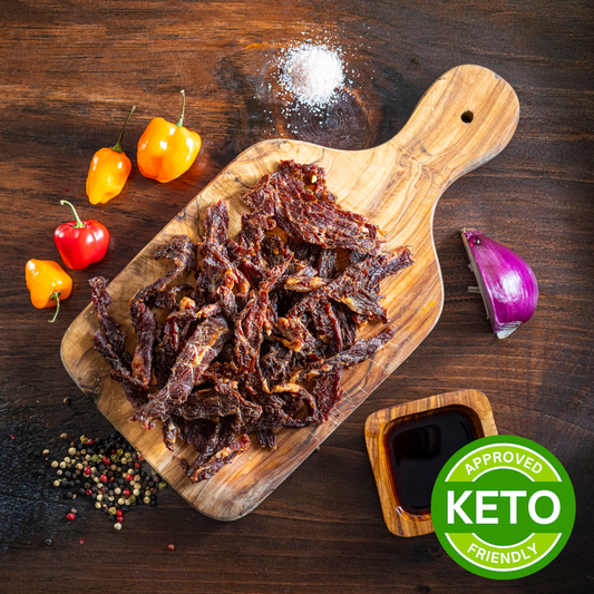 Gourmet Flank Spicy Original Beef Jerky by Matt-Hat Jerky