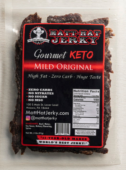 Gourmet Keto Mild Original Beef Jerky