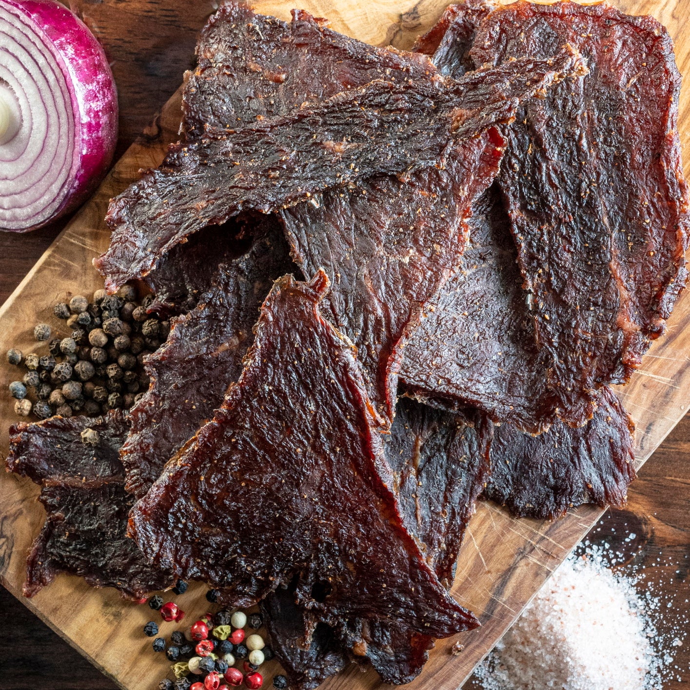 Roasted Garlic Beef Jerky